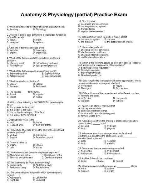 College Anatomy Quizlet at Richard Jett blog