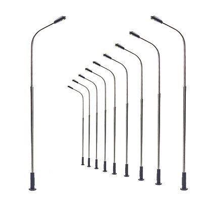 10pcs Model Railway HO Scale 1 87 Warm White LED Street Light Lamps EBay