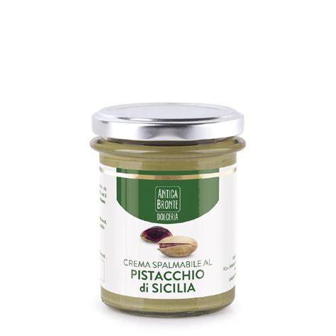 Crema Spalmabile Al Pistacchio Di Sicilia G Antica Bronte Dolceria