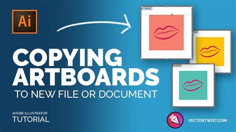 Copy Artboards To New File Or Document In Illustrator Youtube