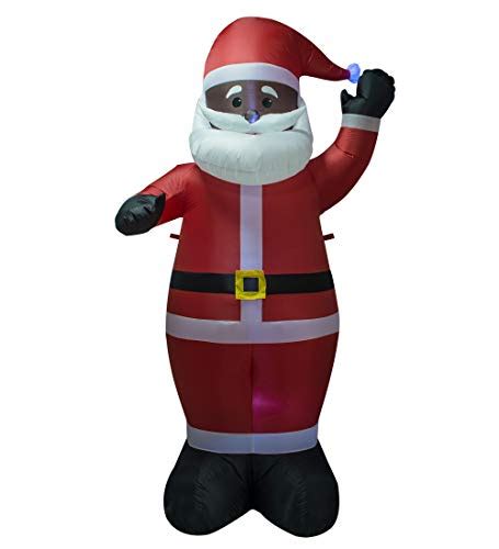 Best Black Santa Yard Inflatable