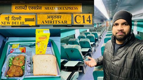 Amritsar New Delhi Shatabdi Express Full Journey Amritsar Shatabdi