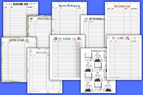 Free Printable Reading Logs For Kids And Adults