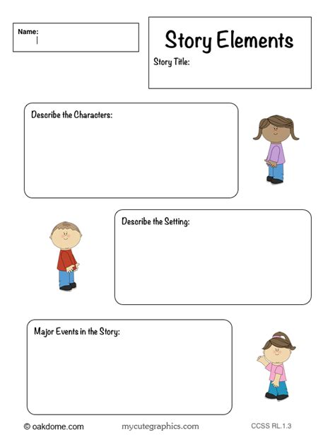 Ipad Common Core Graphic Organizer Story Elements K 5 Computer Lab