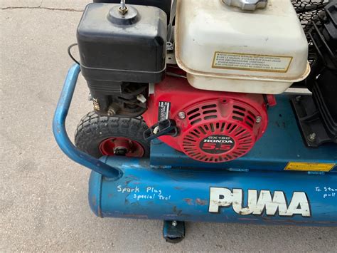 Puma PUK 5508G Gas Powered Air Compressor BigIron Auctions