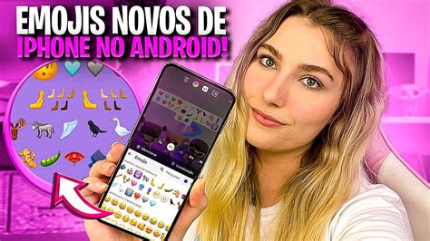 CHEGOU NOVOS EMOJIS IOS 16 PARA O ANDROID Atualizado 2022 YouTube