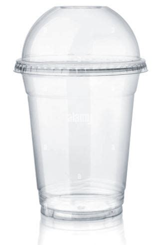 Vaso Con Tapa Domo 340 cc Cristalino x Unidad Plásticos Petroplas