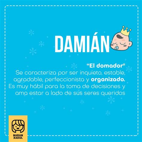 Que Significa El Nombre Damian Bazaarstory