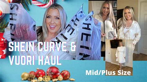 Shein Curve And Vuori Haul Mid Plus Size Haul Hotmess Momma Vlogs