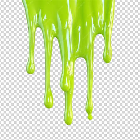 Green slime liquid drip toxic goo wallpaper isolated on white