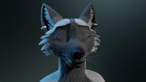 Chloe Anthro Fox 3D Model By CM Studios