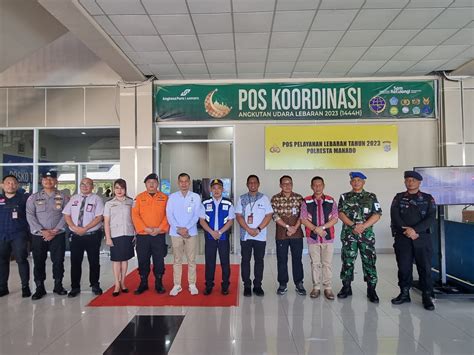 Bandara Samrat Gelar Penutupan Posko Lebaran Sulut Basuara