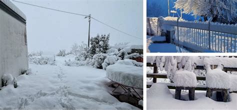 Maltempo Lombardia Neve Nelloltrep Pavese Accumuli Di Oltre Cm Foto