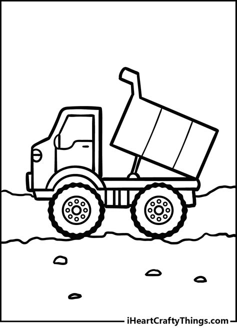 Free Garbage Truck Coloring Pages