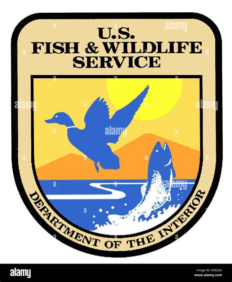 Fish & Wildlife Service logo Stock Photo - Alamy