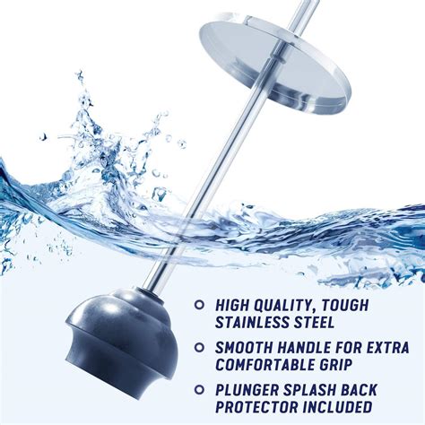 tiasablu plunger  concealed holder heavy duty plunger  toilet