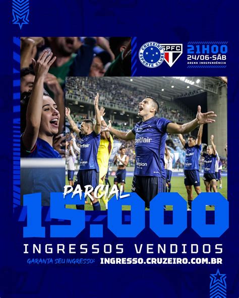 Cruzeiro On Twitter 15 Mil Ingressos Vendidos Vamos Encher O