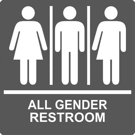 Inclusive Bathroom Sign