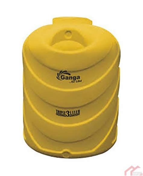 Ganga 3 Layer Blow Tank Yellow 2000 Liter At Rs 13000 Piece Water