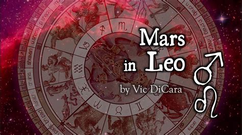 All Sorts Of Manly Mars In Leo Youtube