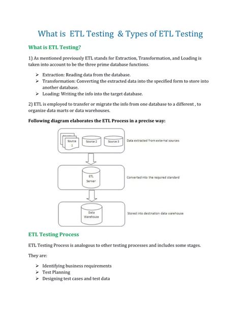 Ppt What Is Etl Testing And Types Of Etl Testing Powerpoint Presentation Id 10080453