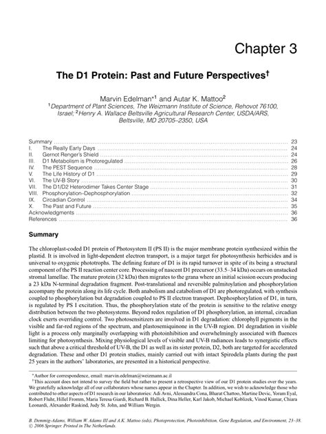 PDF Future Perspectives