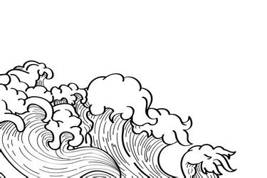 Great Wave Hokusai Japanese Art Royalty Free Vector Image