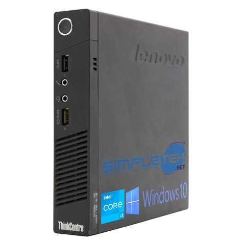 Lenovo M73 Tiny I3 Windows 10 Pro Pc Computer Fisso Desktop Mini Nuc Piccolo