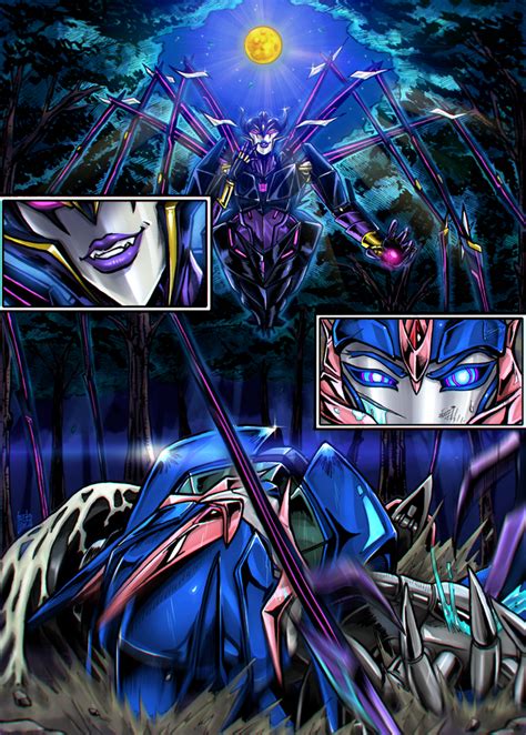 Arcee VS Airachnid by k-tack on DeviantArt