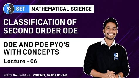 Classification Of Second Order Ode And Pde With Concept SET 2023