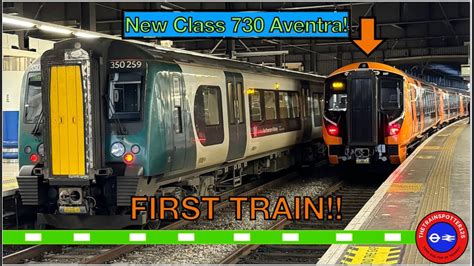 First Train In Service Brand New Class 730 On London Northwestern Railway Lnr 13 11 2023