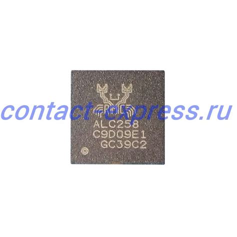 Купить микросхему ALC258 в России оригинал | IC Realtek