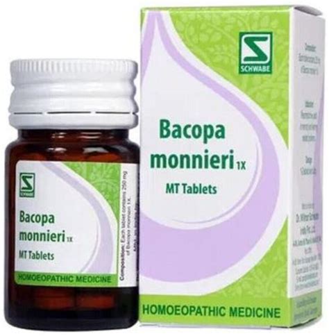 Dr Willmar Schwabe India Bacopa Monnieri Tablet X Homeopathy Medicines