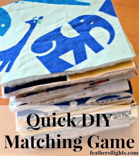 Quick DIY Matching Game • Heather Handmade