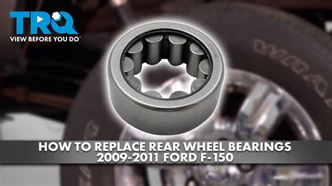 How To Replace Rear Wheel Bearings 2009 2011 Ford F 150 YouTube