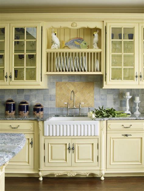 Rustic Yellow Kitchen Cabinets Kitchen Ideas Style