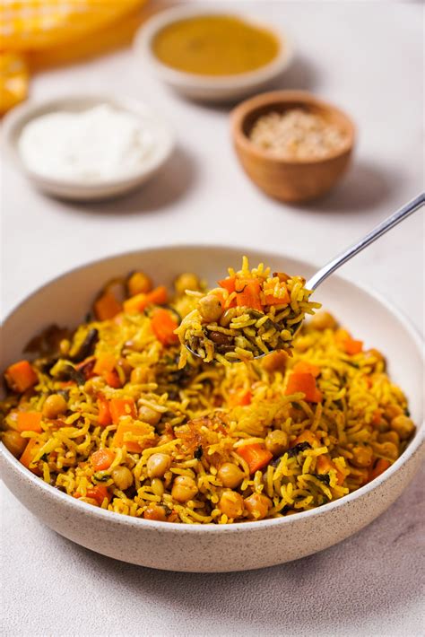 Roasted Vegetable Rice Curry Indian