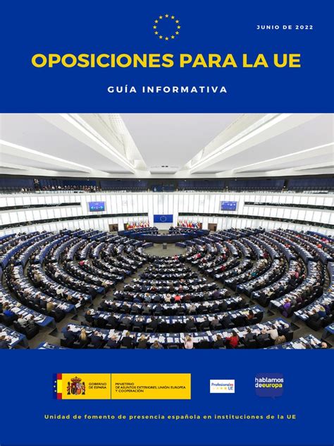 Guía Oposiciones Para La Ue Pdf Gestión De Recursos Humanos Unión Europea