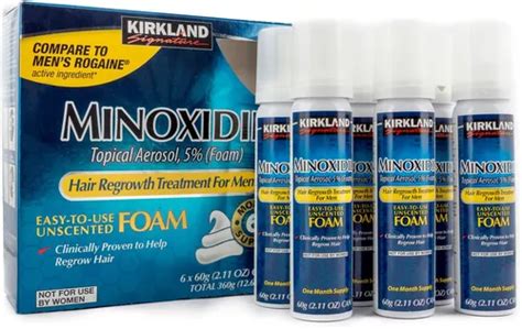 Kirkland Minoxidil 5 Espuma Foam Tratamiento Regenerador Capilar