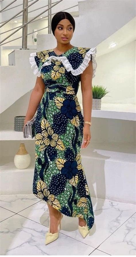 Pin By Absa No Mie Tavares On Wax Chic African Print Fashion Dresses