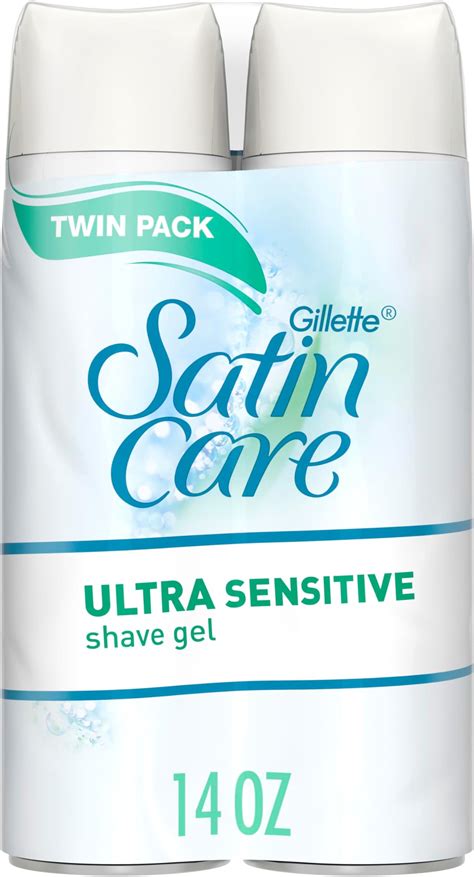 Amazon Gillette Satin Care Ultra Sensitive Shave Gel For Women