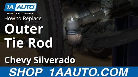 How To Install Replace Outer Tie Rod Chevy Silverado Gmc Sierra