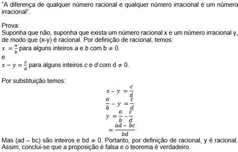 A Diferença De Qualquer Número Racional E Qualquer Número