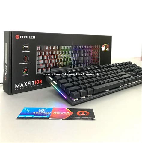 FANTECH MAXFIT 108 GAMING RGB MECHANICAL KEYBOARD SUPPORT MACRO ANTI