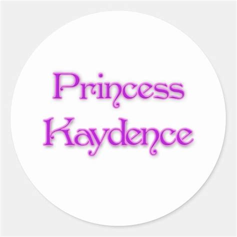 135 Kaydence Stickers And Kaydence Sticker Designs Zazzle