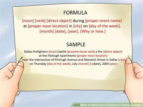 How To Write Good Captions In Photojournalism Cool Writing Cool