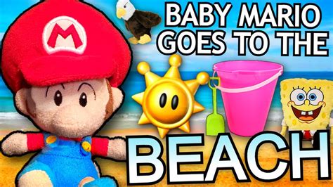 Baby Mario Goes To The Beach Smf Movie Youtube