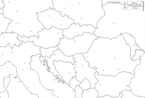 Central Europe Map Outline | Images and Photos finder