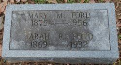 Sarah Rebekah Sally Ford Memorial Find A Grave