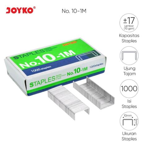 Jual Isi Hekter Joyko No10 Isi Staples Shopee Indonesia